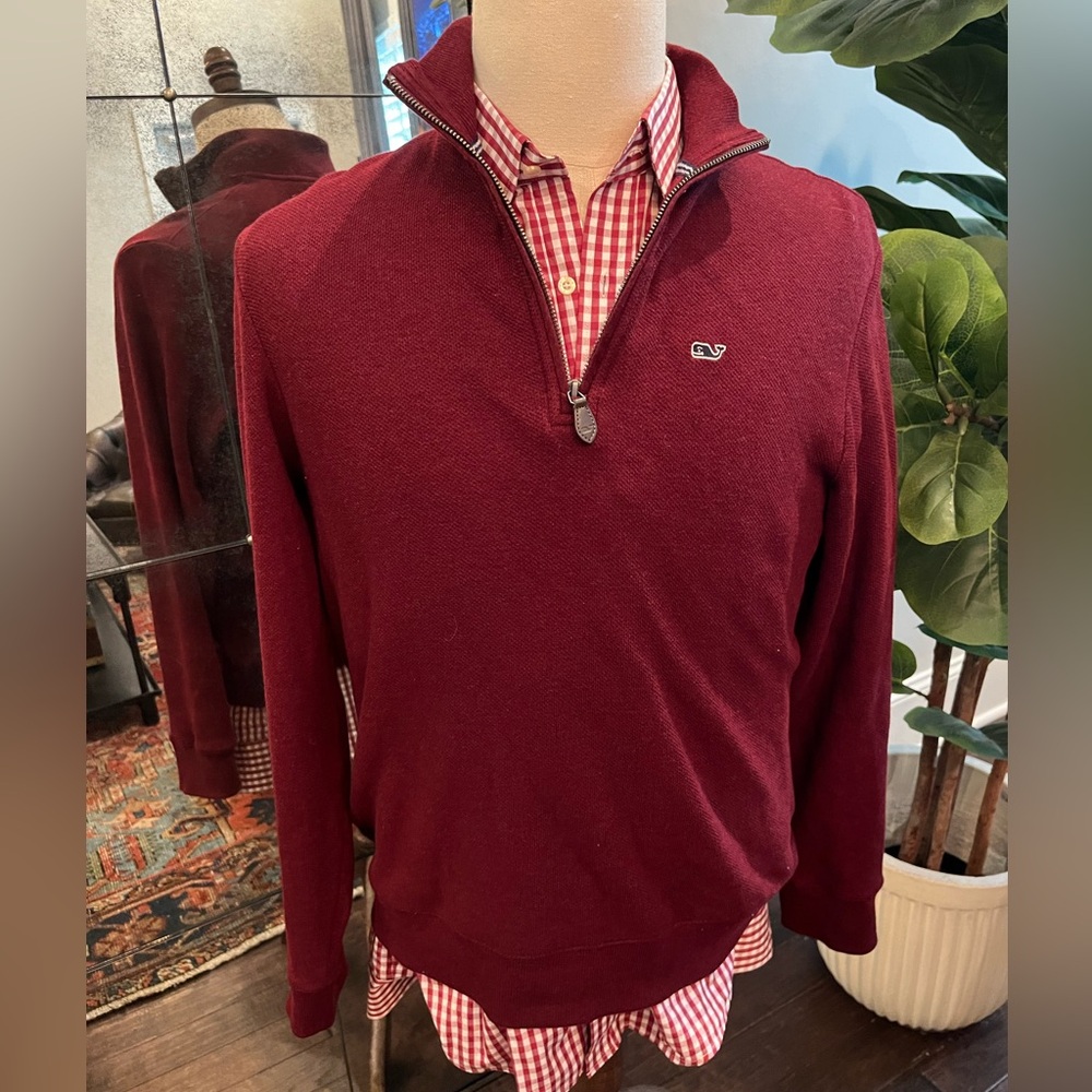 Vinyard Vines Zip Up Pullover Sweater